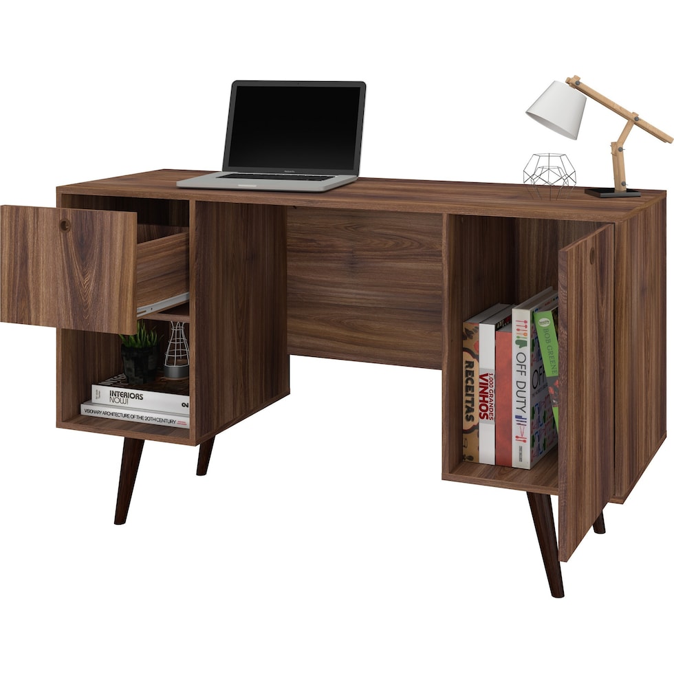 kalmar dark brown desk   