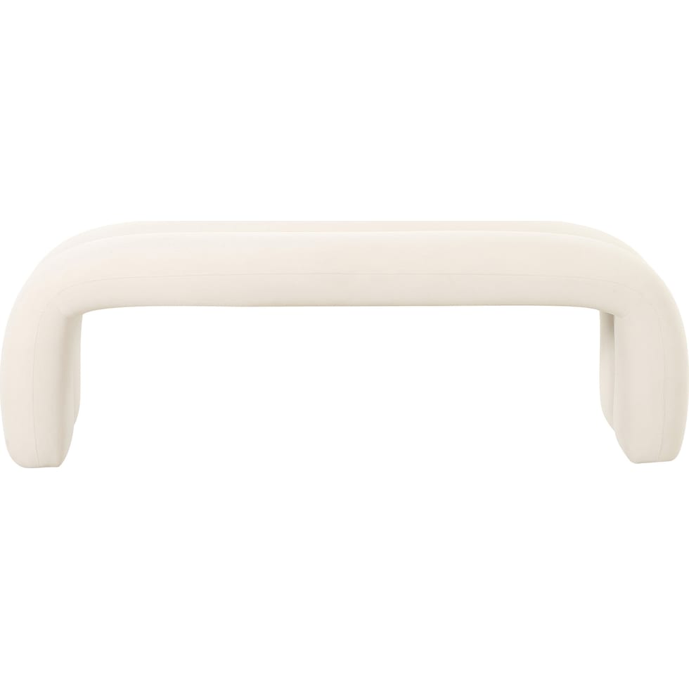 kalpana white bench   