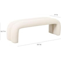 kalpana white bench   