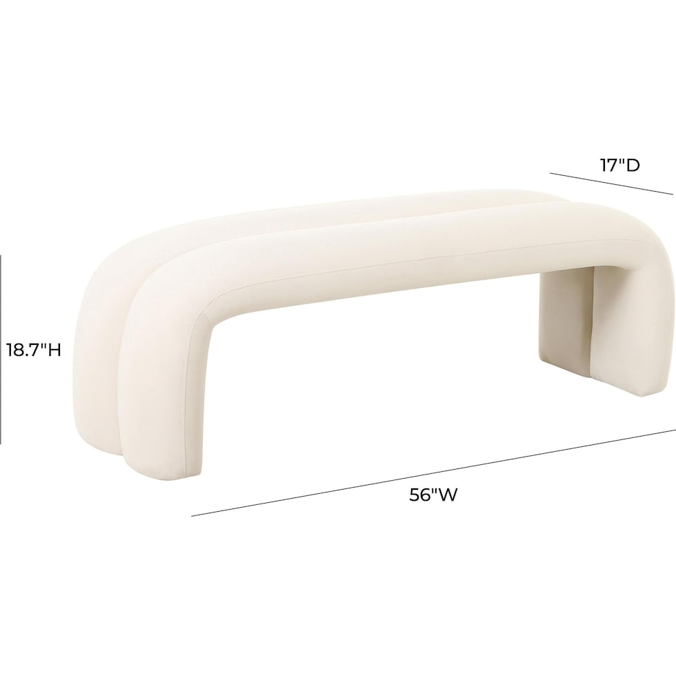kalpana white bench   