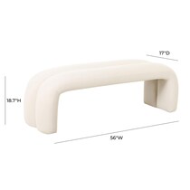 kalpana white bench   