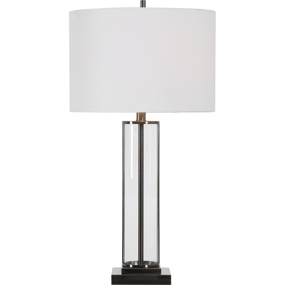 kameron gray table lamp   