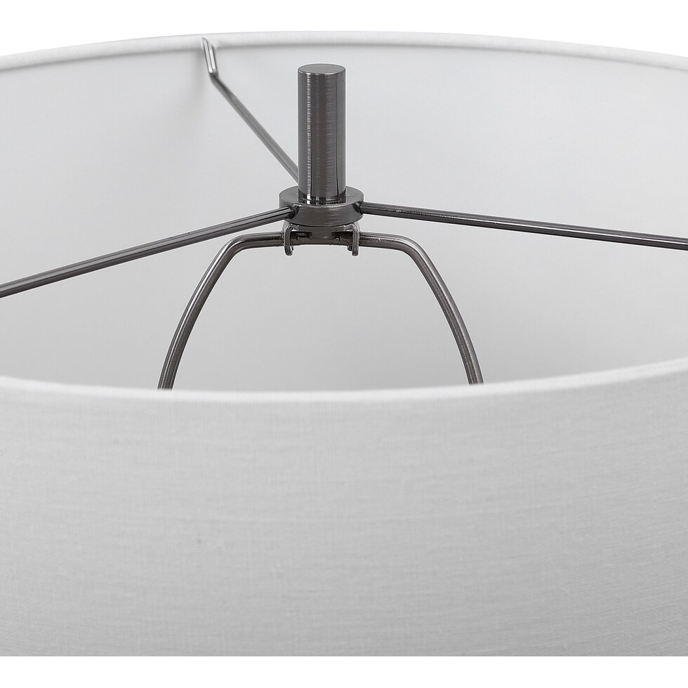 kameron gray table lamp   
