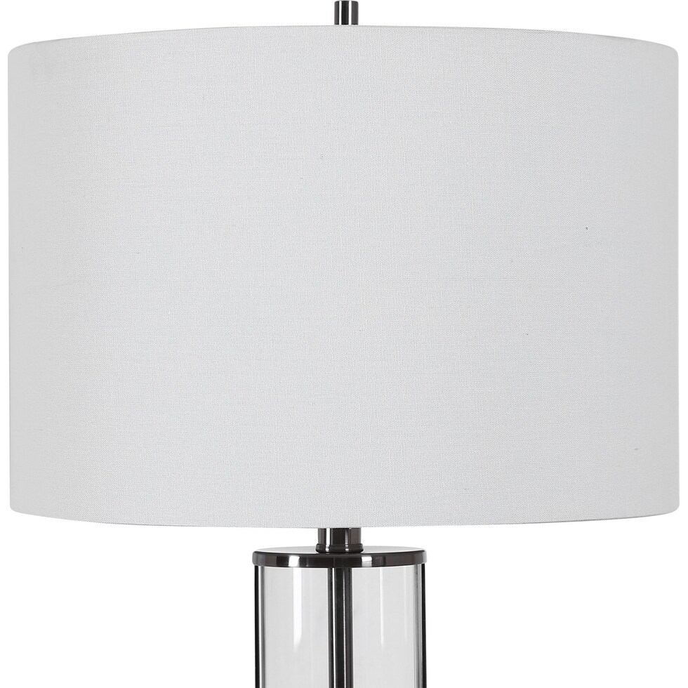 kameron gray table lamp   