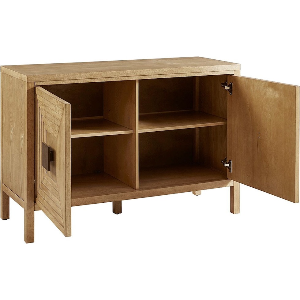 kameron light brown accent cabinet   