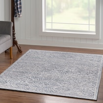 kamet gray blue area rug  x    