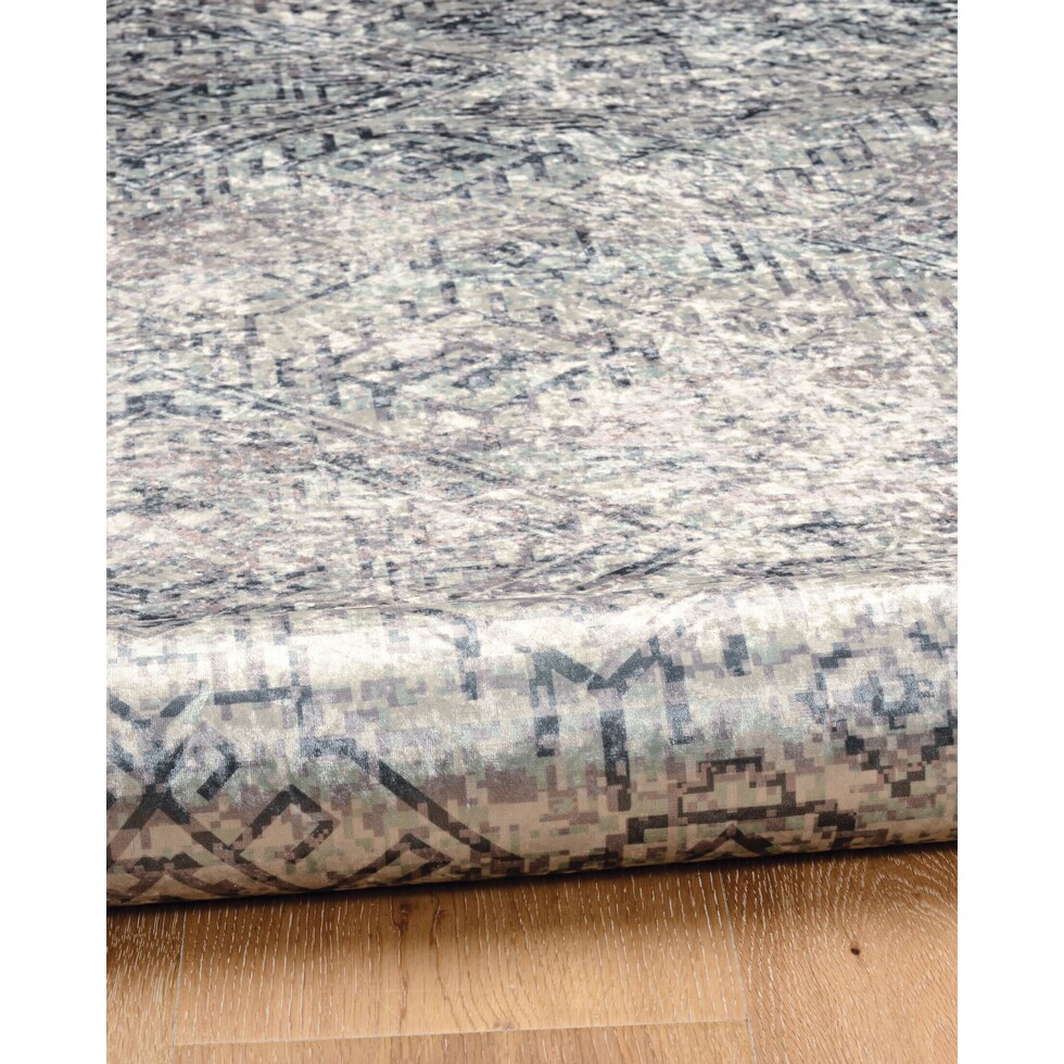 kamet gray blue area rug  x    