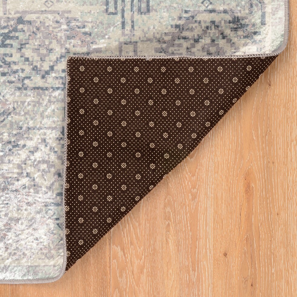 kamet gray blue area rug  x    