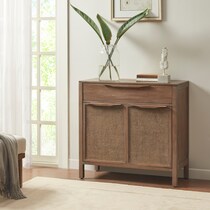 kami light brown accent cabinet   