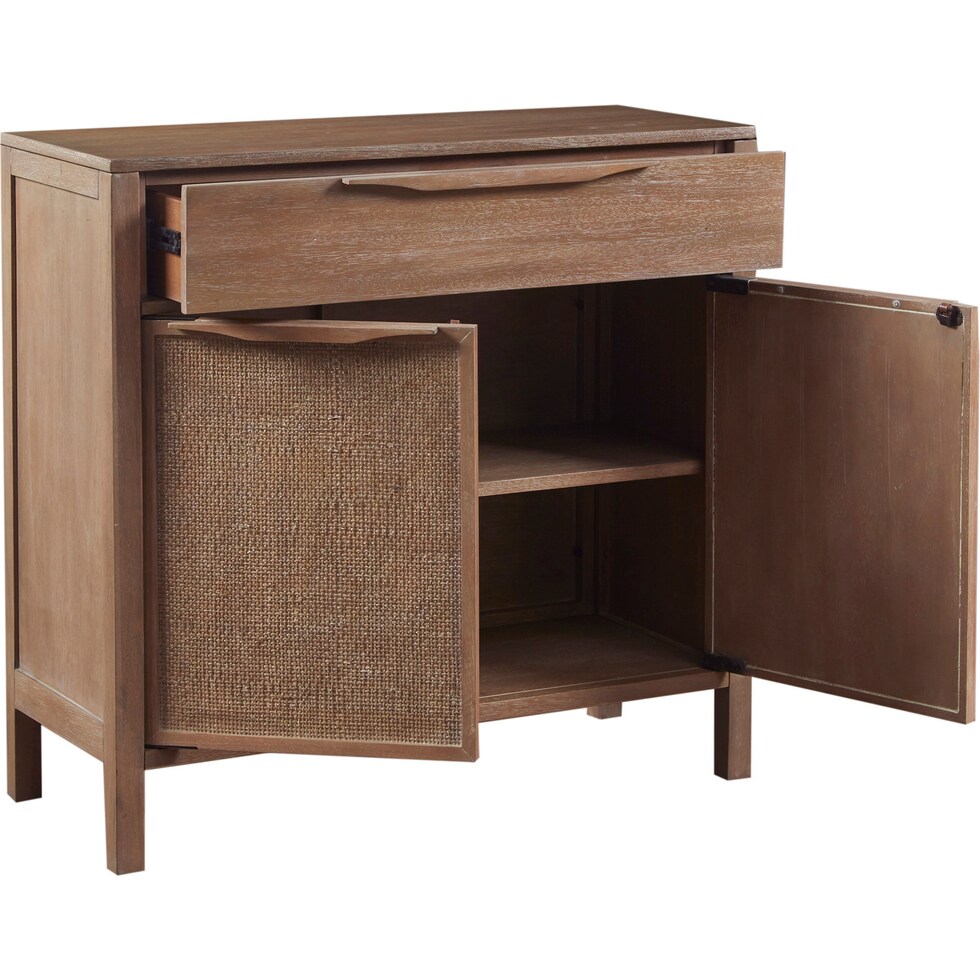 kami light brown accent cabinet   