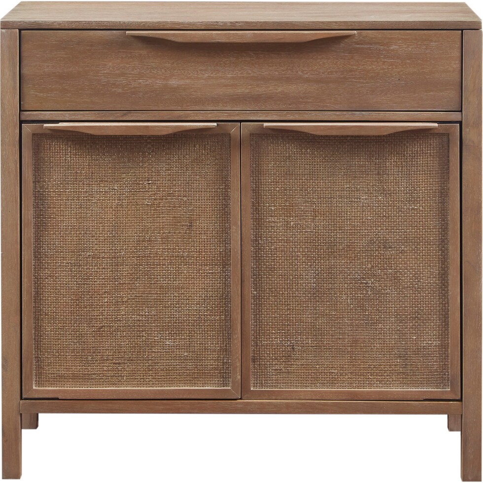 kami light brown accent cabinet   