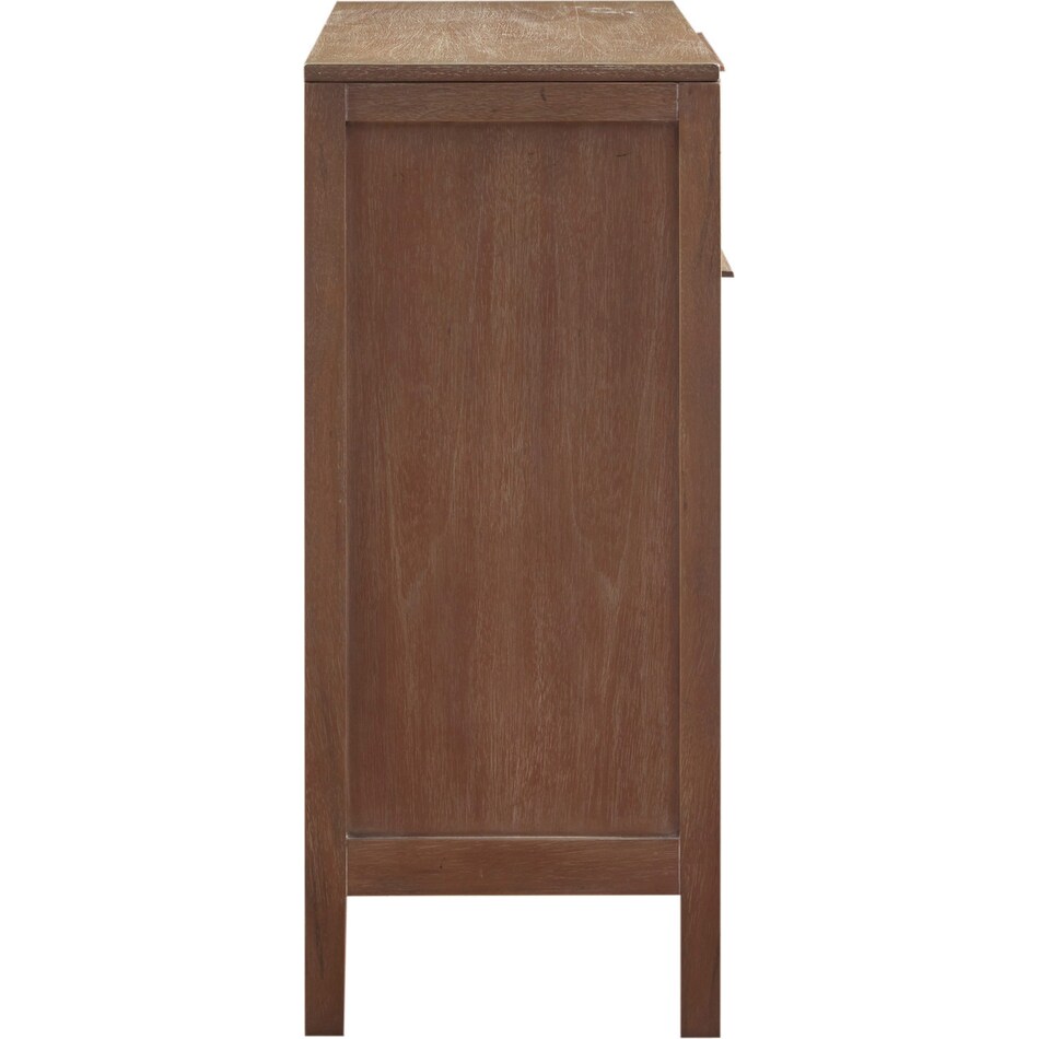 kami light brown accent cabinet   
