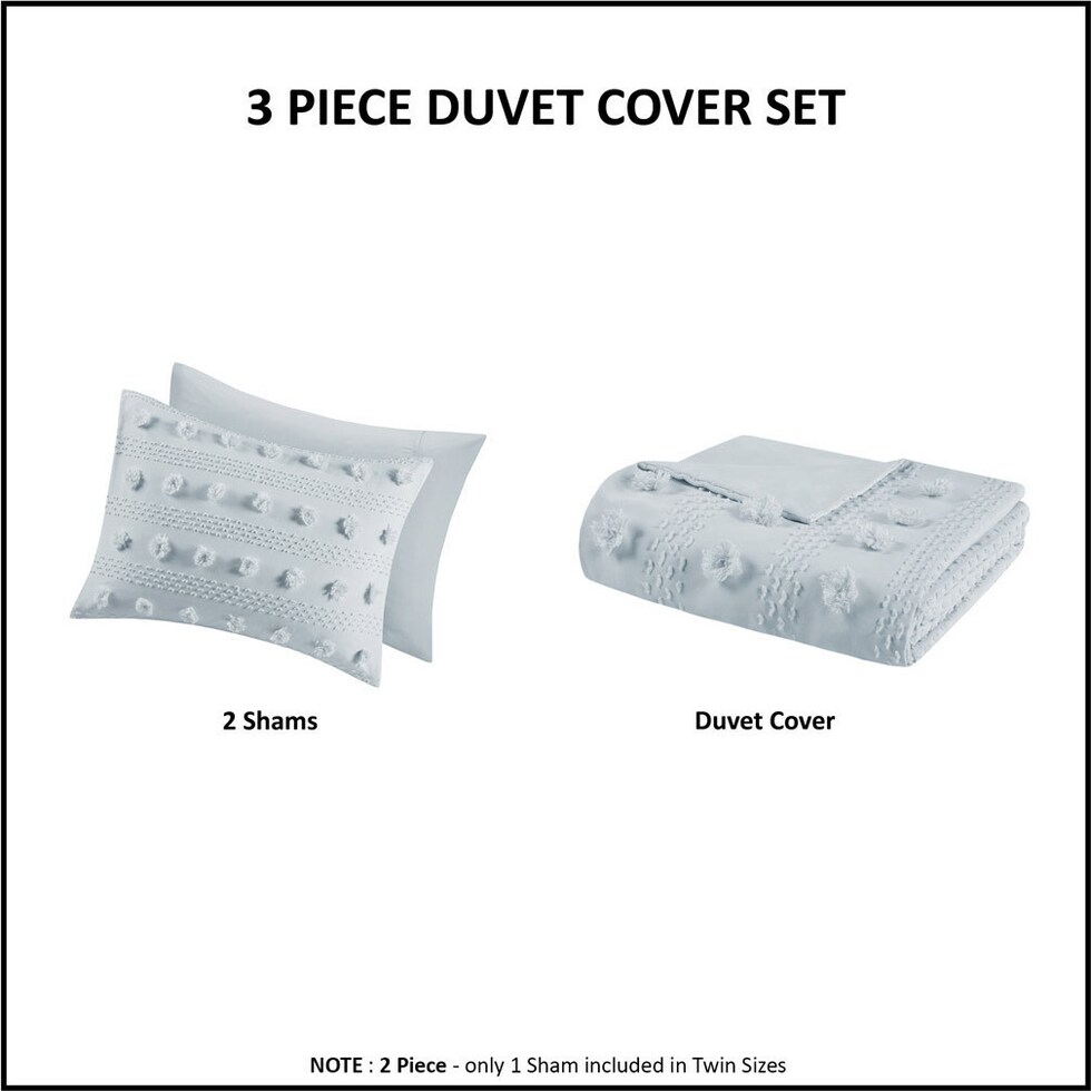 kamila blue full queen bedding set   