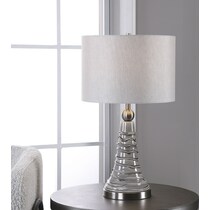 kandi gray table lamp   