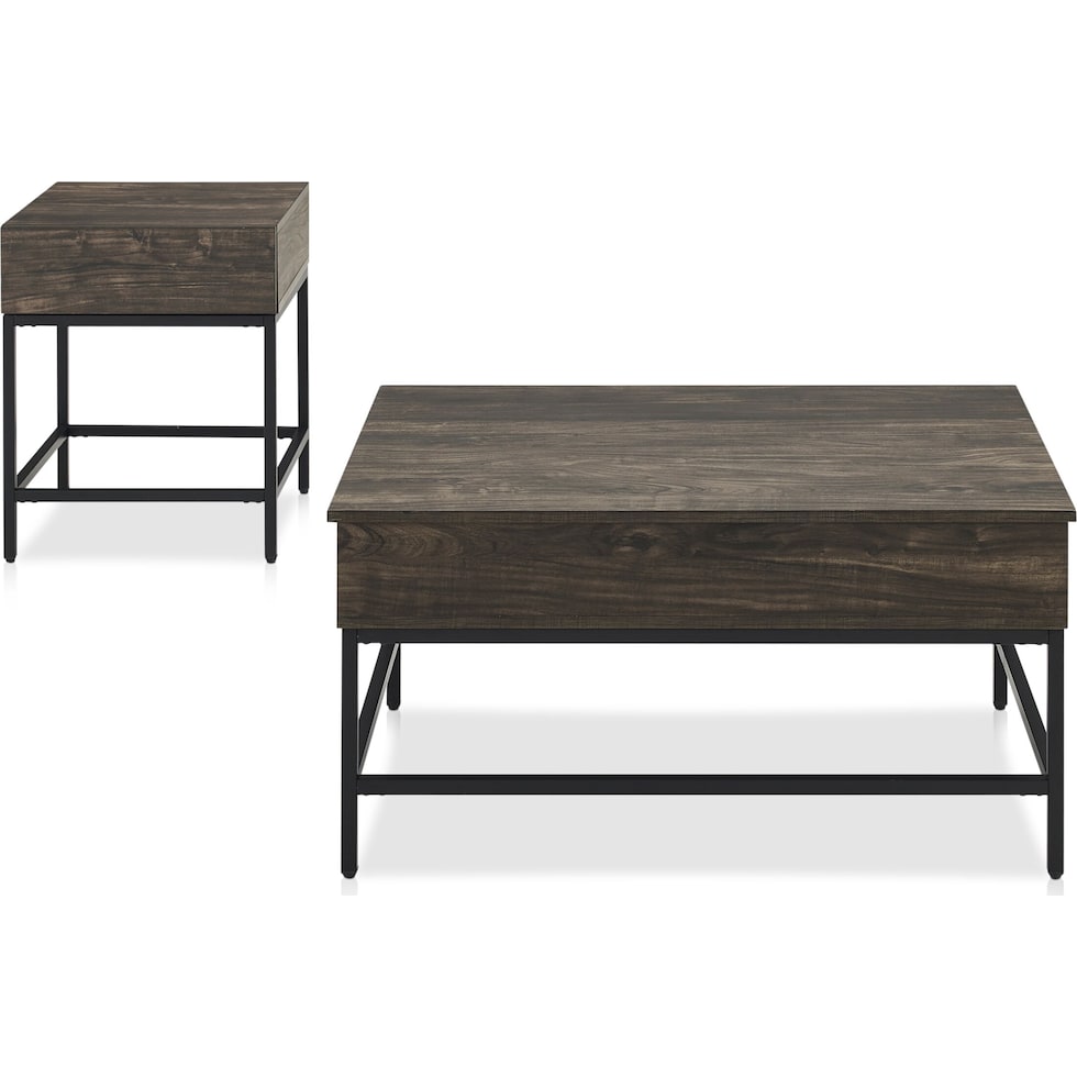 kaplan dark brown  pack tables   