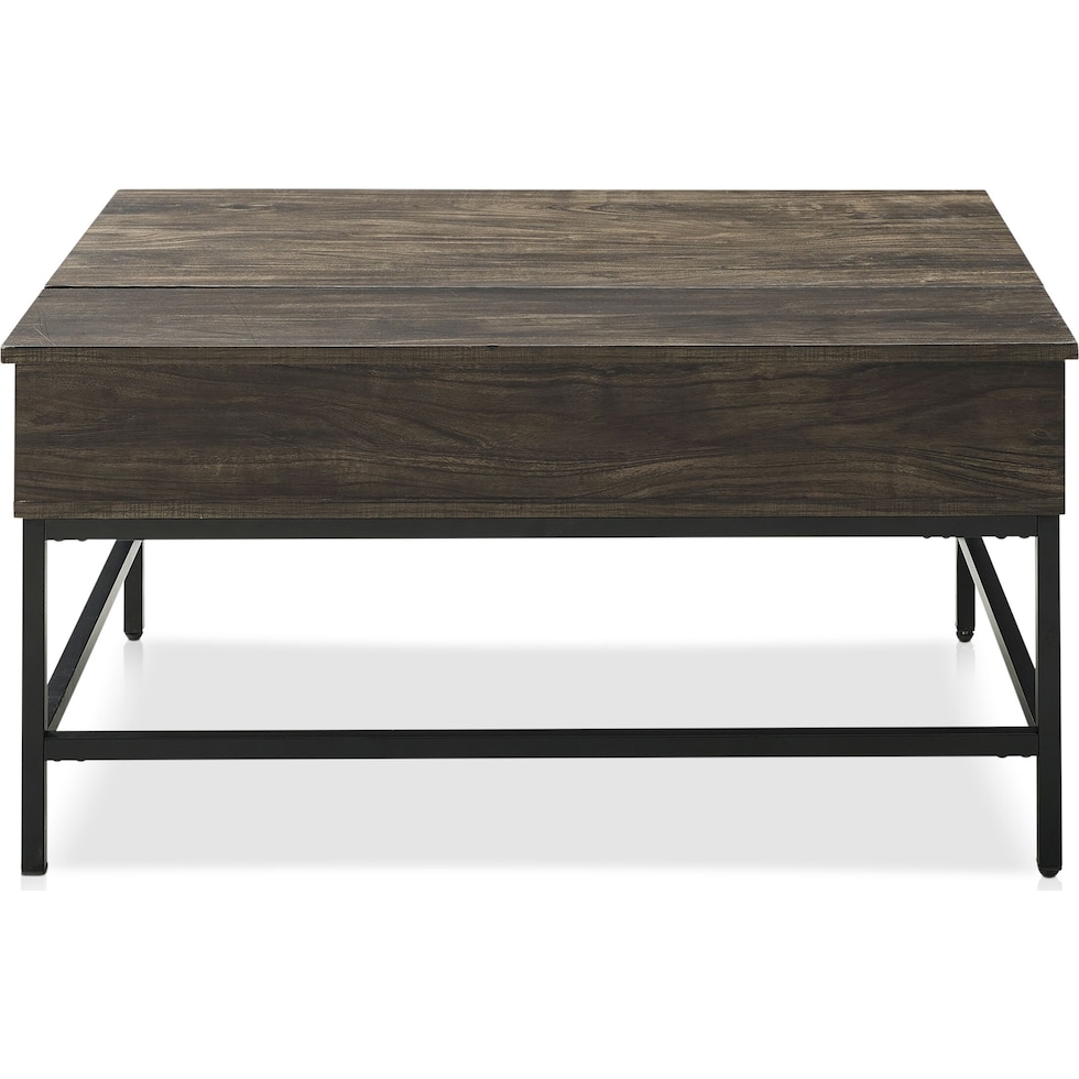 kaplan dark brown coffee table   