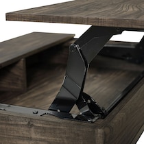 kaplan dark brown coffee table   