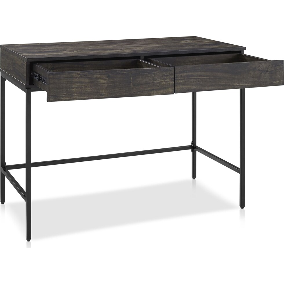 kaplan dark brown desk   