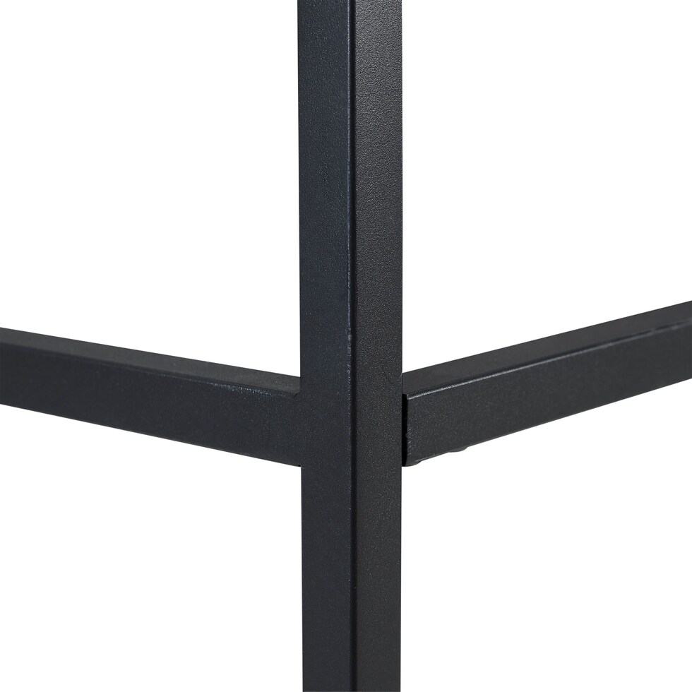 kaplan dark brown end table   