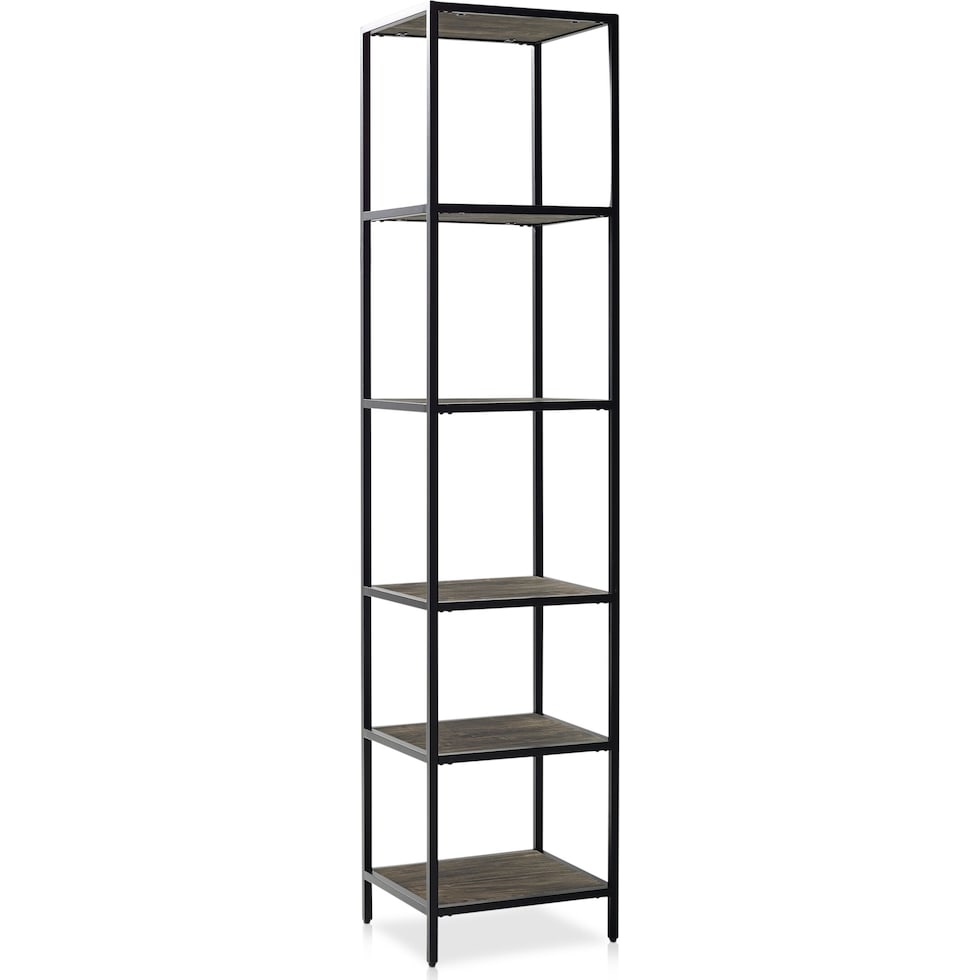 kaplan dark brown etagere   