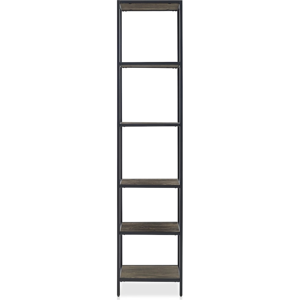 kaplan dark brown etagere   