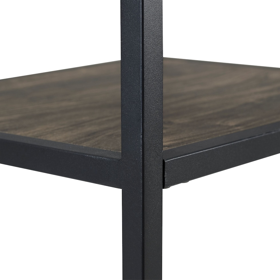 kaplan dark brown etagere   