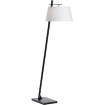 kara black floor lamp   