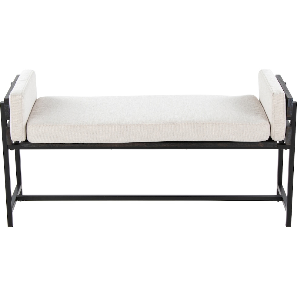 kari white gray bench   