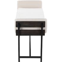 kari white gray bench   