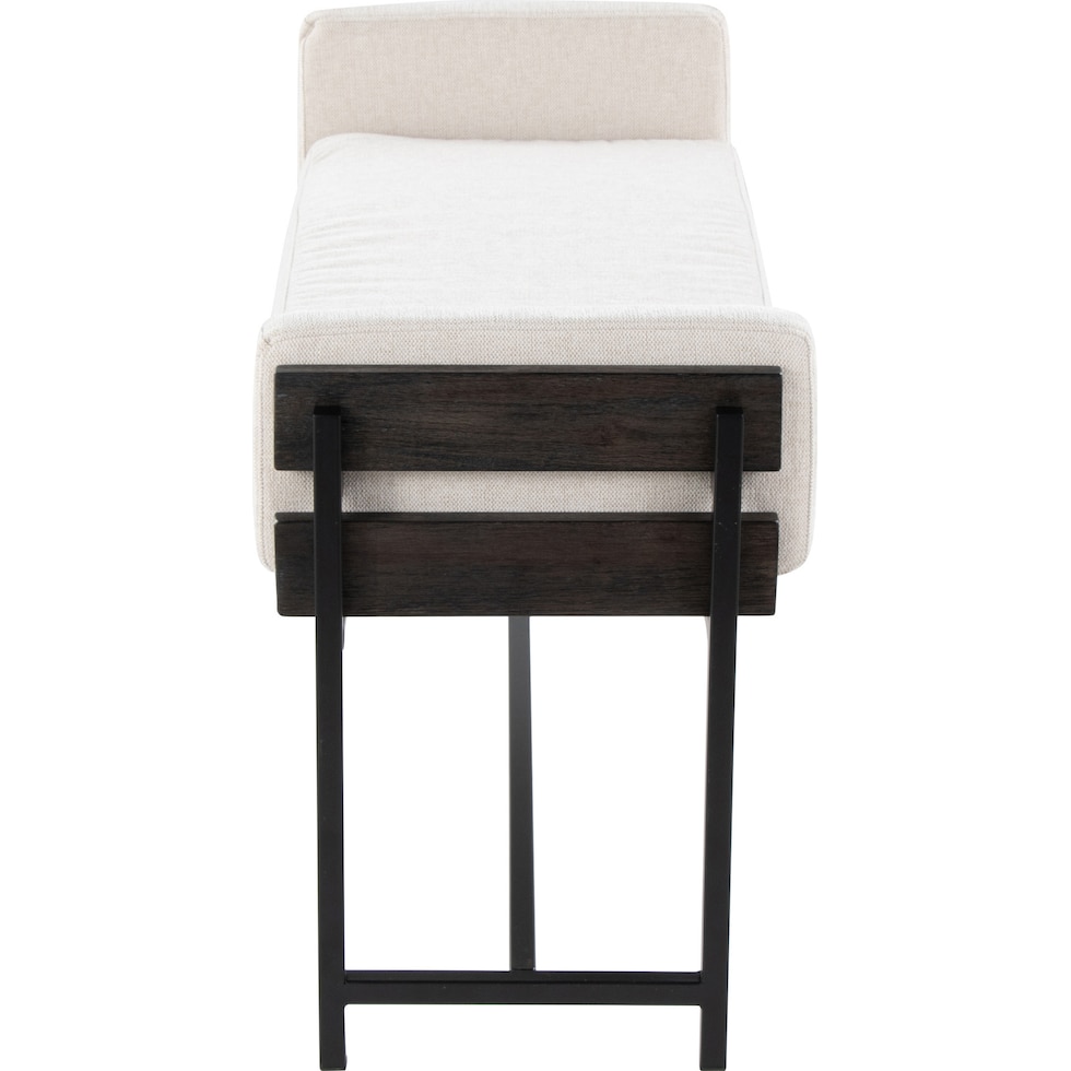 kari white gray bench   