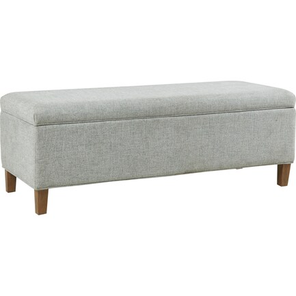 Karmon Storage Bench - Gray