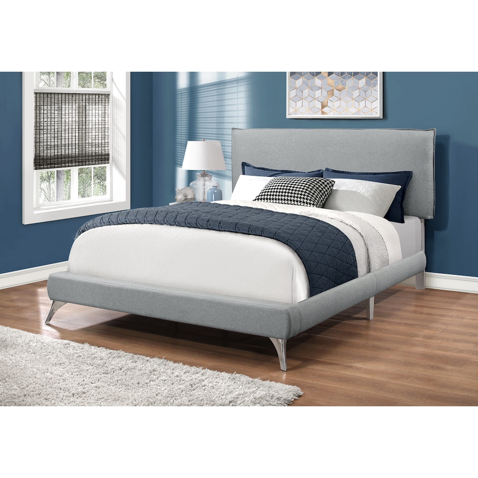 kasey gray queen bed   