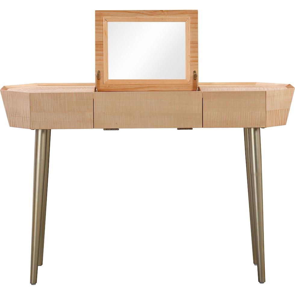 kasha light brown desk   