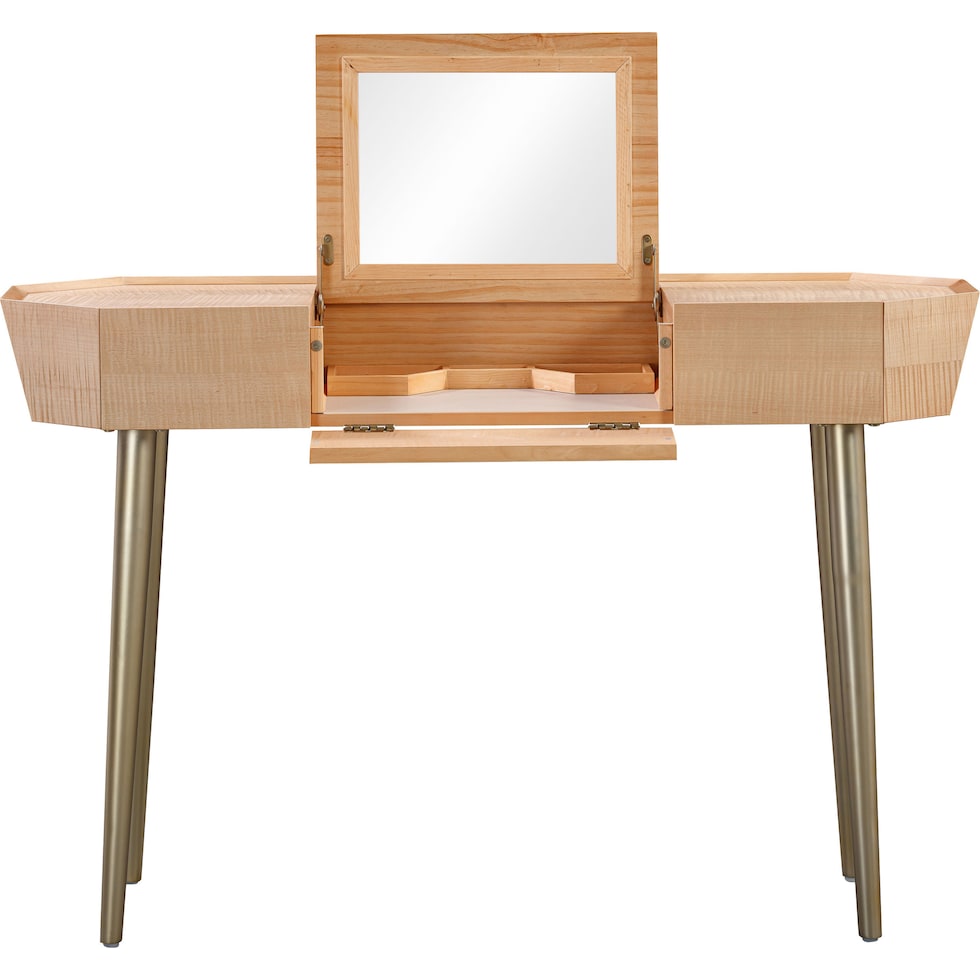 kasha light brown desk   