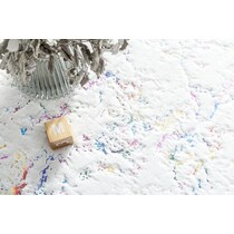kashi white area rug  x    