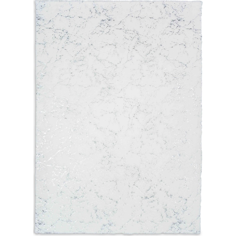 kashi white silver area rug  x    