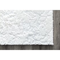 kashi white silver area rug  x    