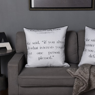 Katharine Hepburn Accent Pillow