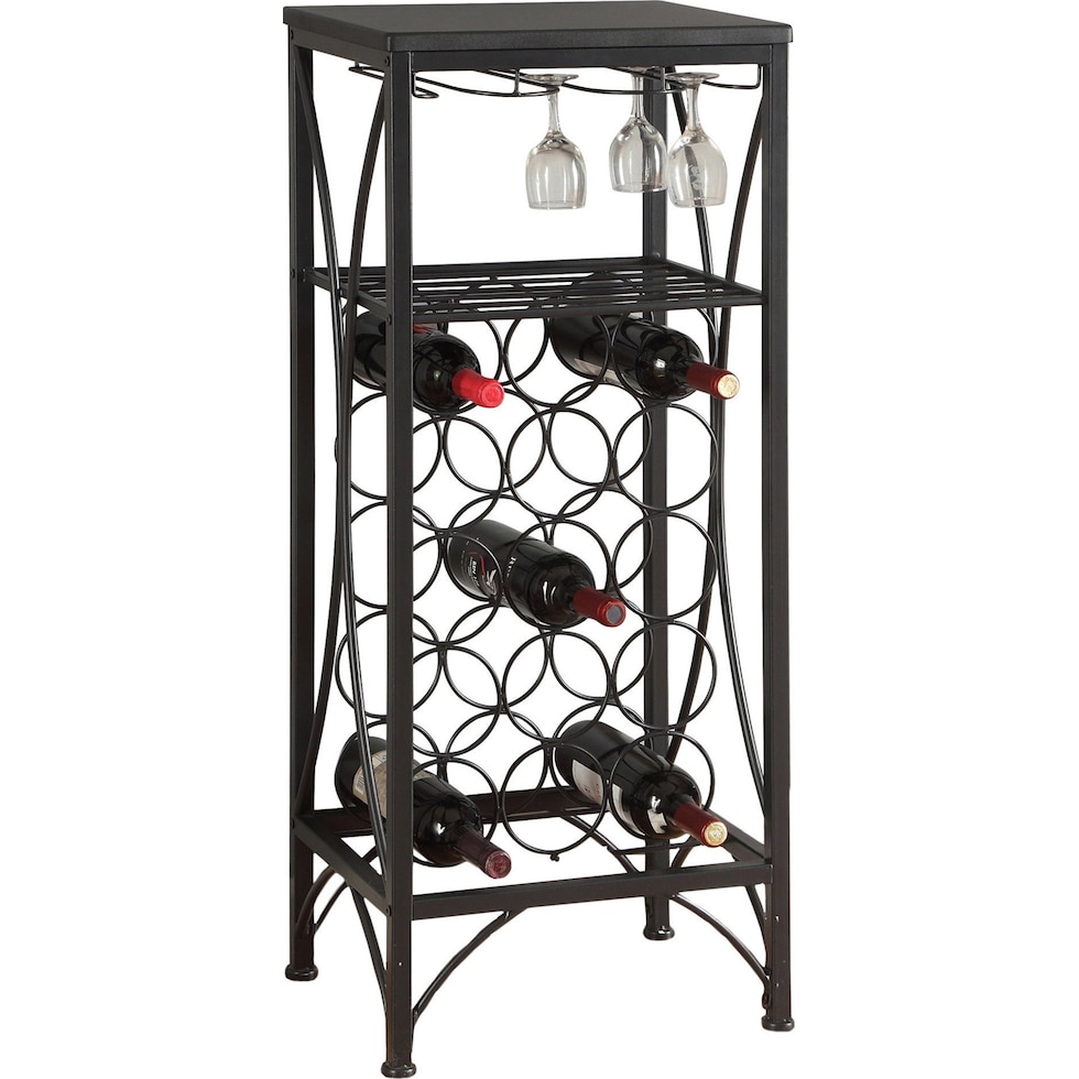 kathleen black wine rack   