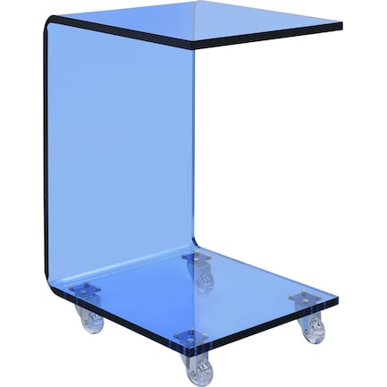 Katie Snack Table - Blue