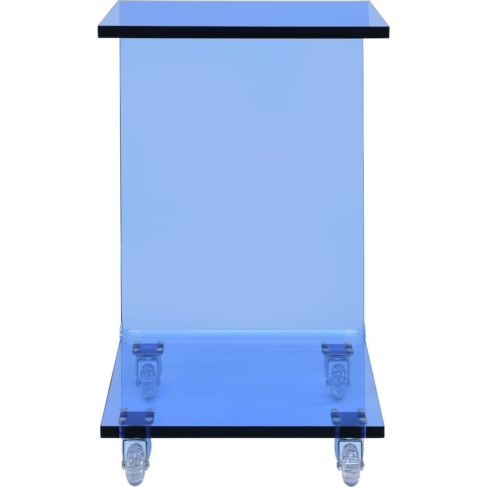 katie blue side table   