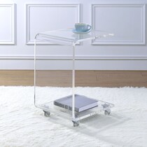 katie neutral side table   