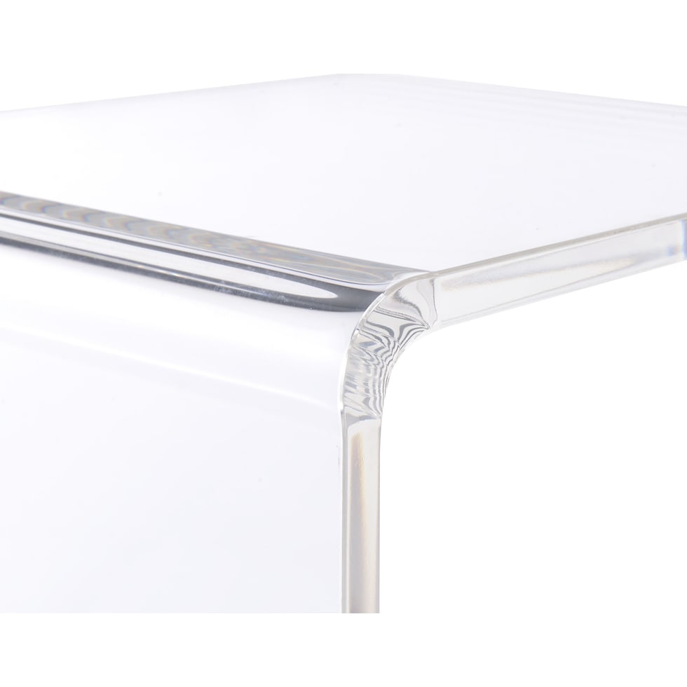 katie neutral side table   