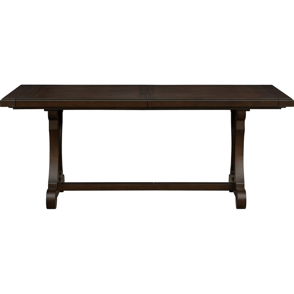 katlynne dark brown dining table   