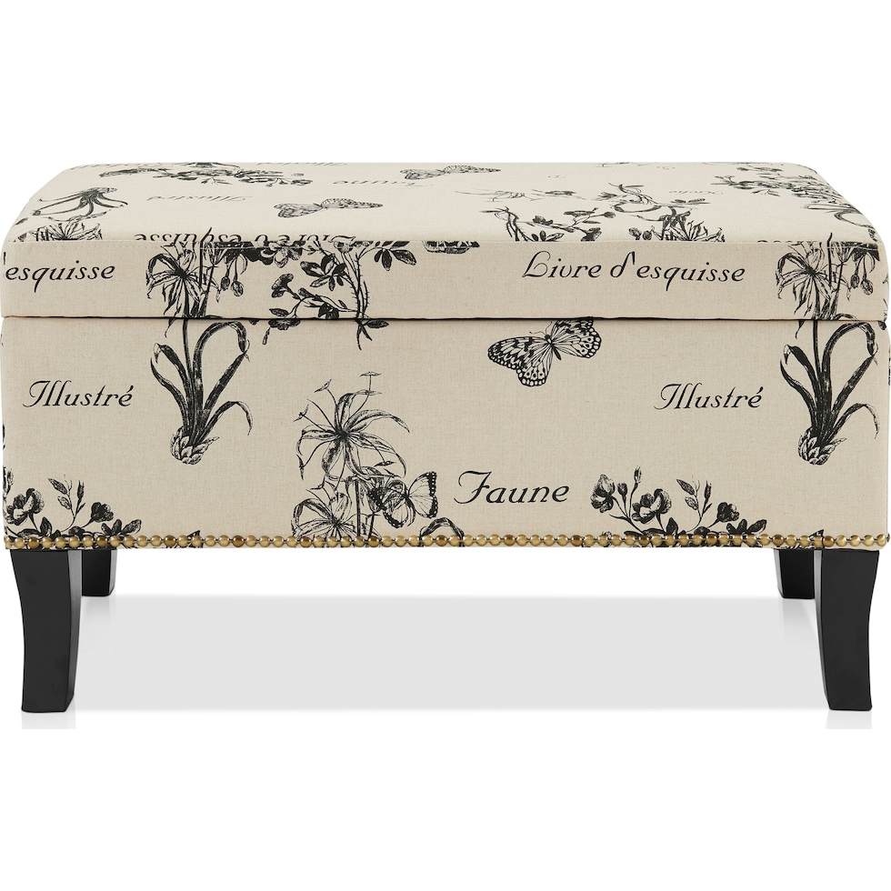 katrina neutral ottoman   