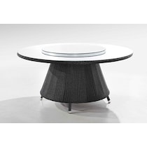 kauai black outdoor dinette   
