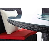 kauai black outdoor dinette   