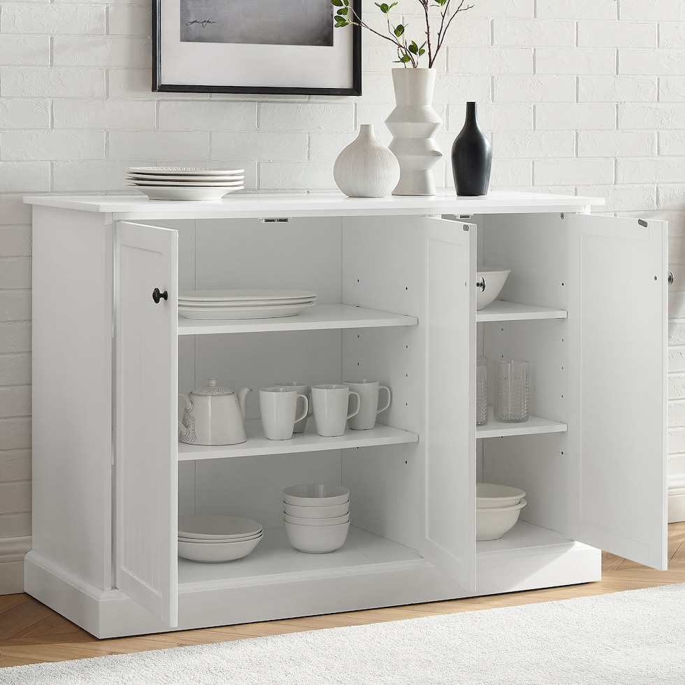 kauri white sideboard   