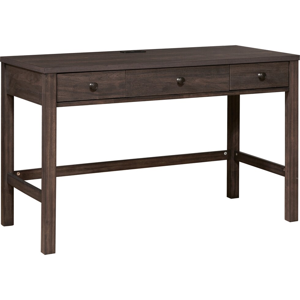 kayce dark brown desk   