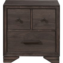kayce dark brown nightstand   